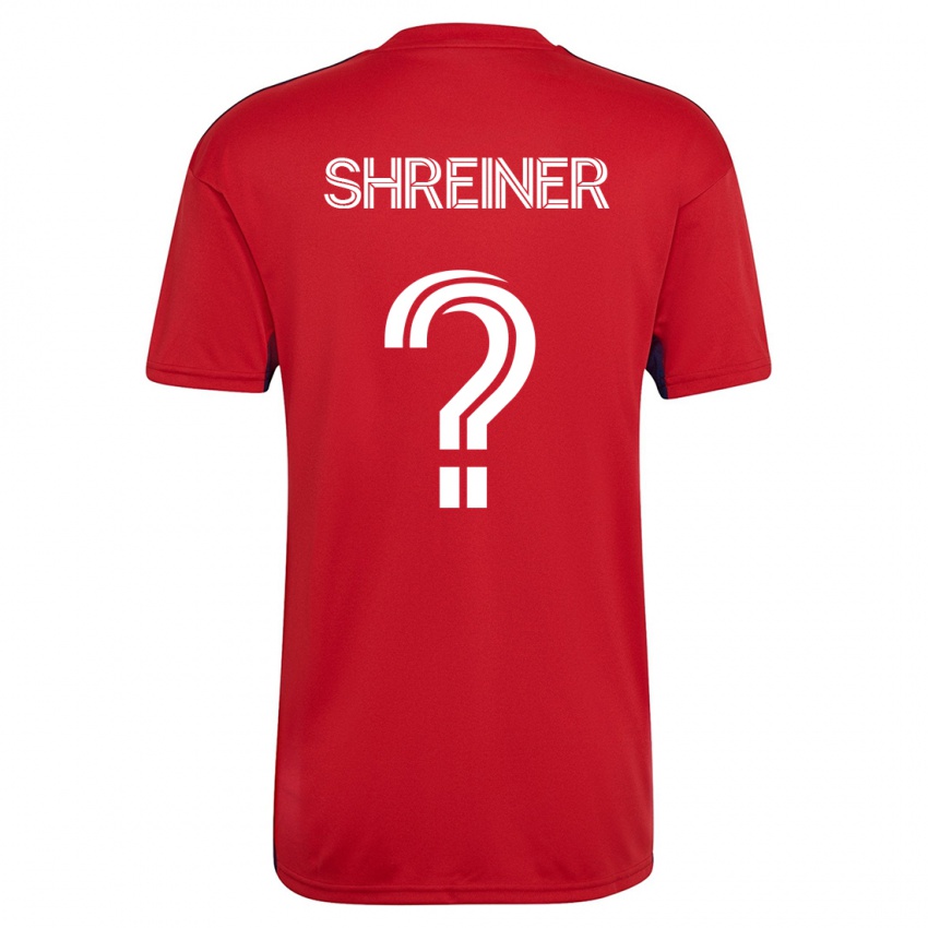 Heren Luke Shreiner #0 Rood Thuisshirt Thuistenue 2023/24 T-Shirt België