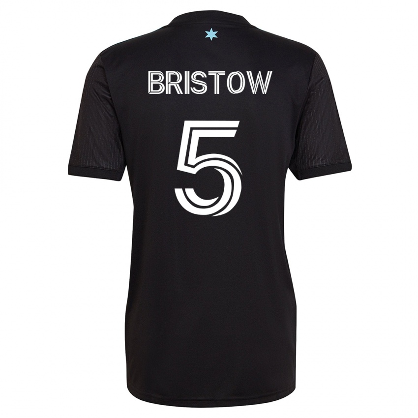 Heren Ethan Bristow #5 Zwart Thuisshirt Thuistenue 2023/24 T-Shirt België