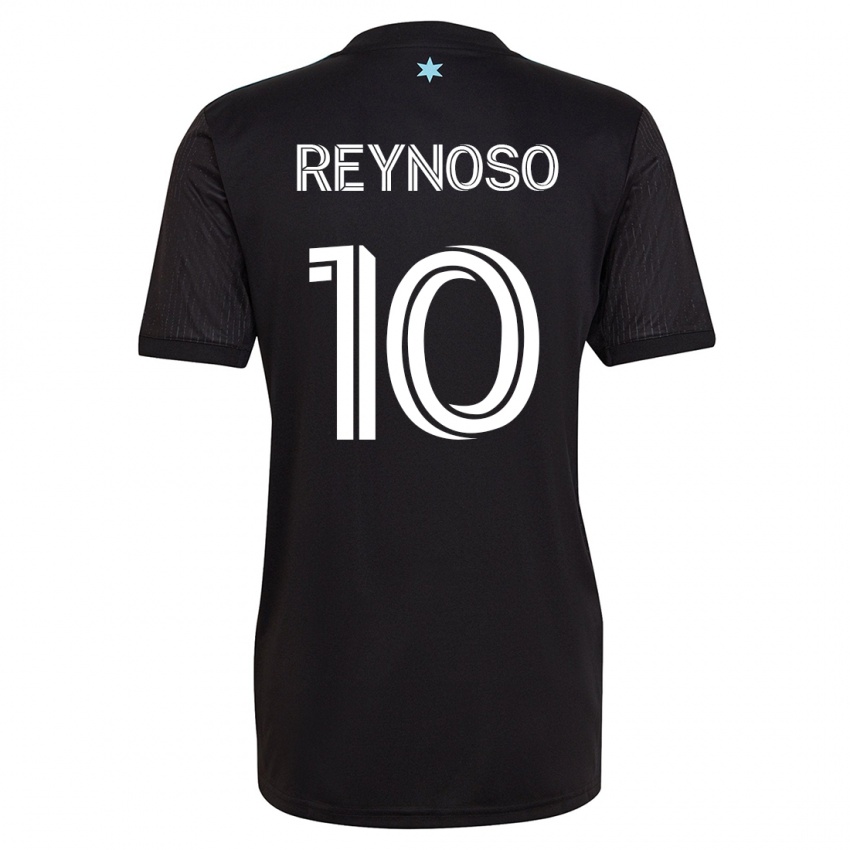 Heren Emanuel Reynoso #10 Zwart Thuisshirt Thuistenue 2023/24 T-Shirt België