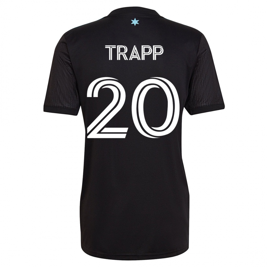 Heren Wil Trapp #20 Zwart Thuisshirt Thuistenue 2023/24 T-Shirt België