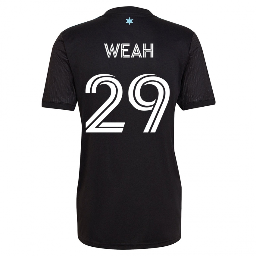 Heren Patrick Weah #29 Zwart Thuisshirt Thuistenue 2023/24 T-Shirt België