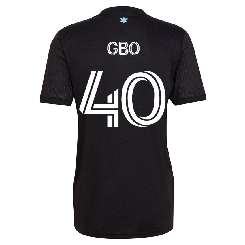Heren Cedrik Gbo #40 Zwart Thuisshirt Thuistenue 2023/24 T-Shirt België