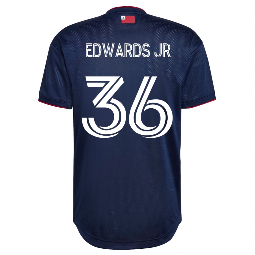 Heren Earl Edwards Jr. #36 Marine Thuisshirt Thuistenue 2023/24 T-Shirt België