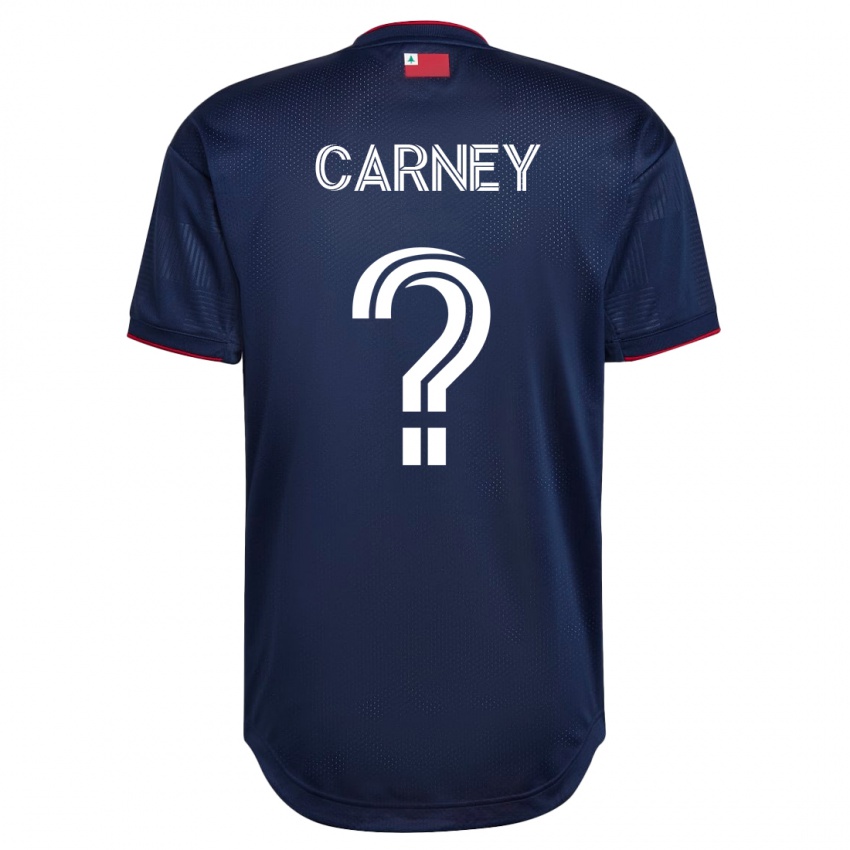 Heren Ryan Carney #0 Marine Thuisshirt Thuistenue 2023/24 T-Shirt België