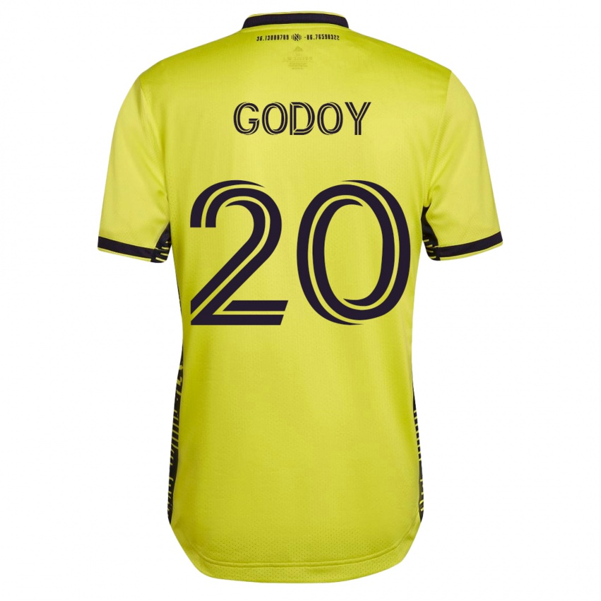 Heren Aníbal Godoy #20 Geel Thuisshirt Thuistenue 2023/24 T-Shirt België