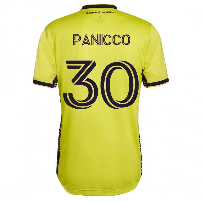 Heren Elliot Panicco #30 Geel Thuisshirt Thuistenue 2023/24 T-Shirt België