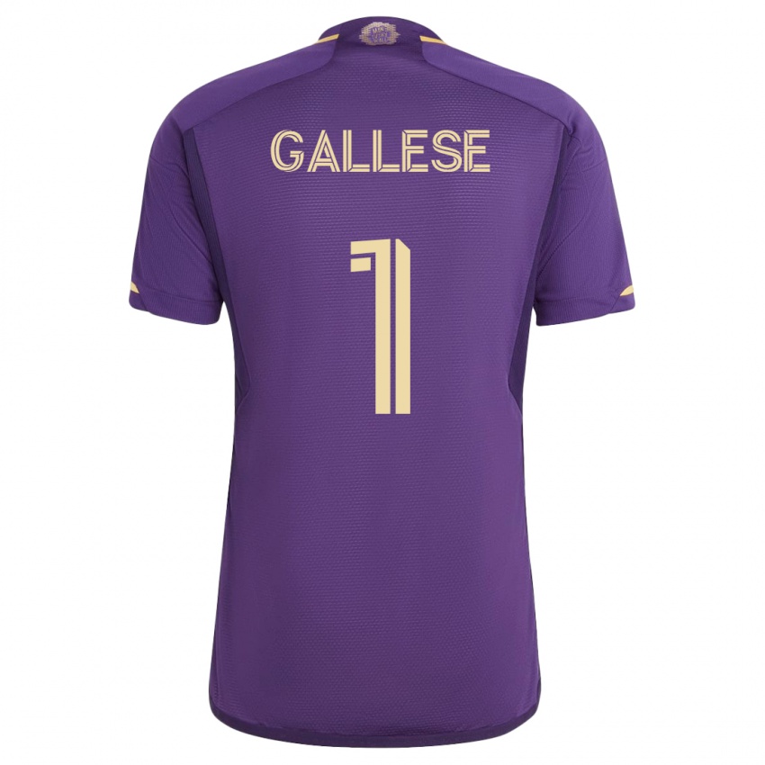 Homme Maillot Pedro Gallese #1 Violet Tenues Domicile 2023/24 T-Shirt Belgique