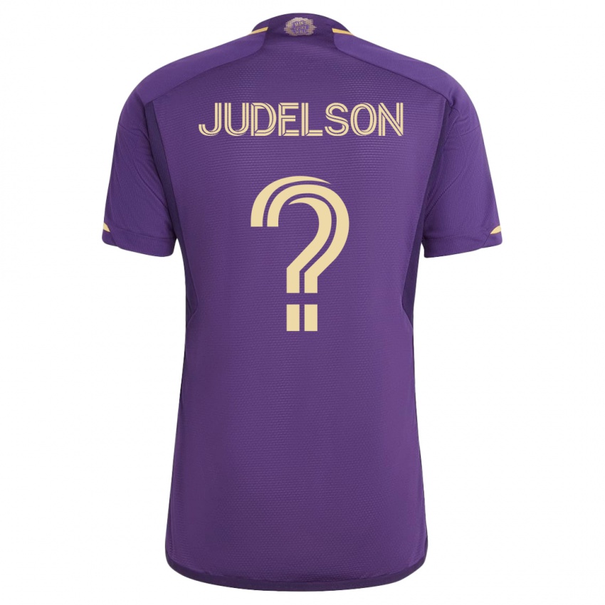 Homme Maillot Dylan Judelson #0 Violet Tenues Domicile 2023/24 T-Shirt Belgique