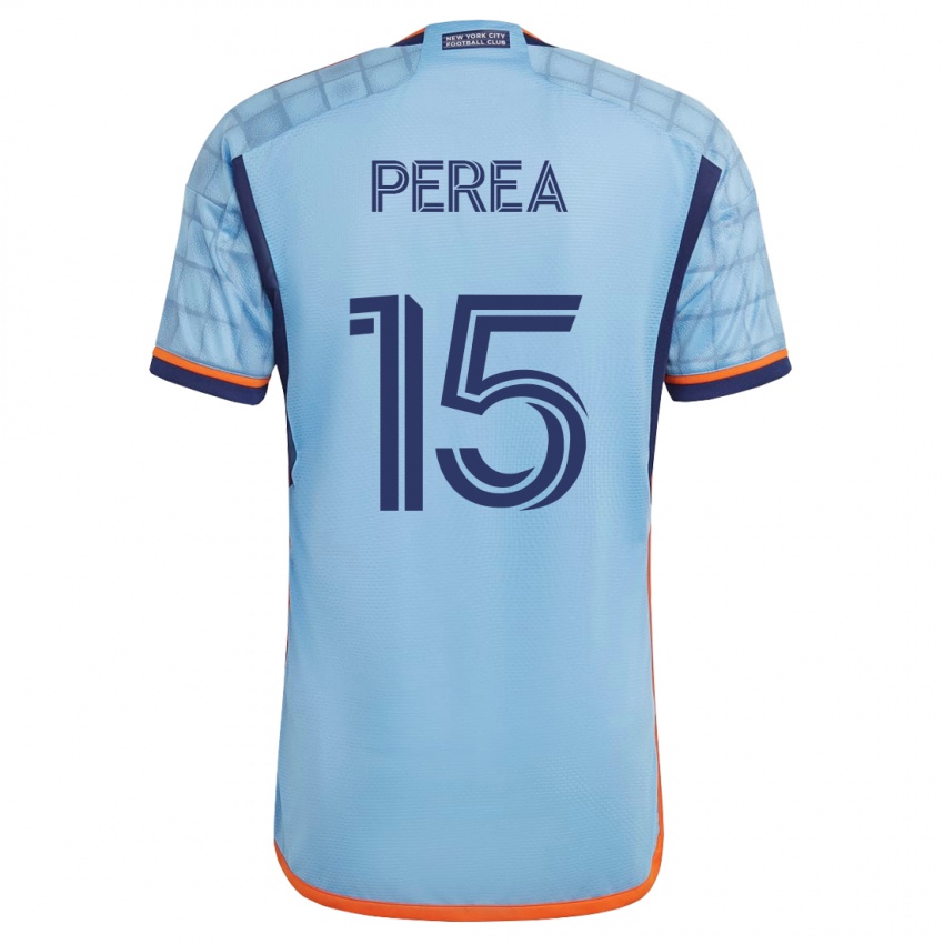 Heren Andrés Perea #15 Blauw Thuisshirt Thuistenue 2023/24 T-Shirt België