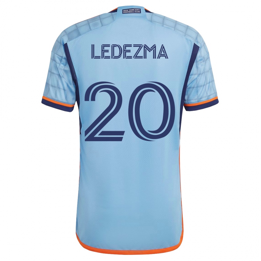 Heren Richard Ledezma #20 Blauw Thuisshirt Thuistenue 2023/24 T-Shirt België