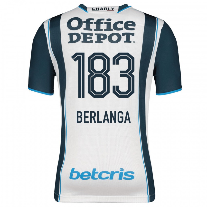 Heren Jorge Berlanga #183 Marine Thuisshirt Thuistenue 2023/24 T-Shirt België