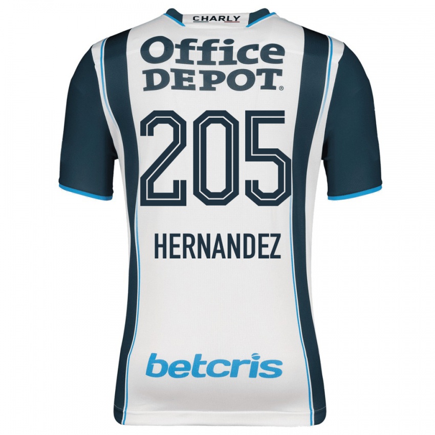 Heren Sergio Hernández #205 Marine Thuisshirt Thuistenue 2023/24 T-Shirt België