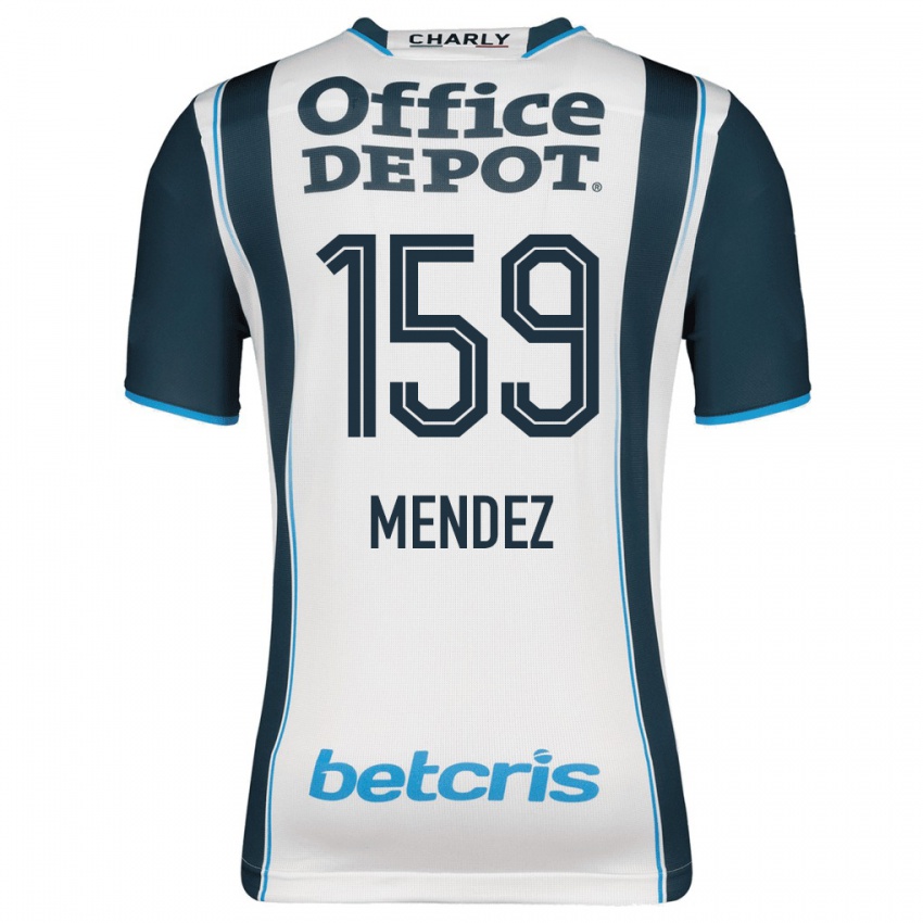 Heren Daniel Méndez #159 Marine Thuisshirt Thuistenue 2023/24 T-Shirt België