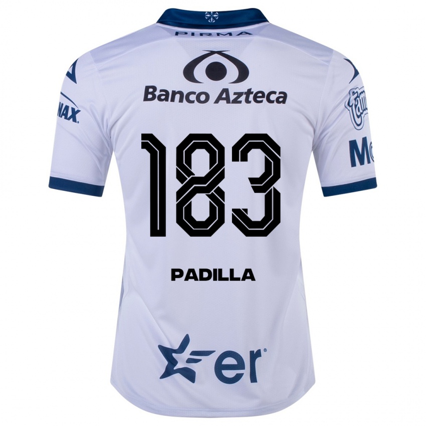 Homme Maillot Donovan Padilla #183 Blanc Tenues Domicile 2023/24 T-Shirt Belgique