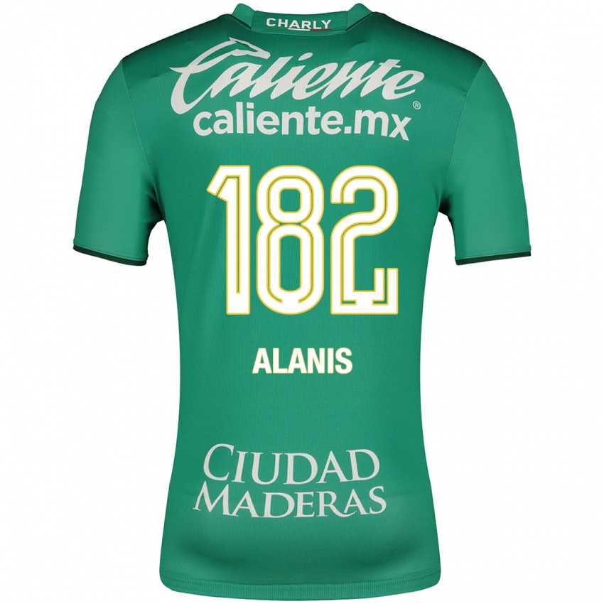 Heren Alejandro Alanís #182 Groente Thuisshirt Thuistenue 2023/24 T-Shirt België