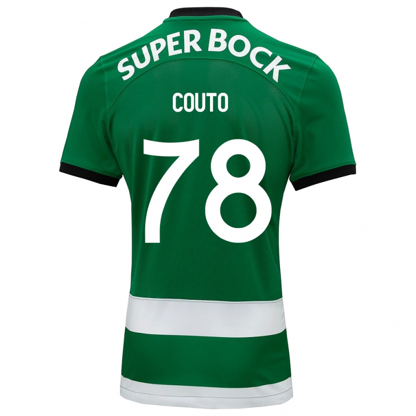 Homme Maillot Mauro Couto #78 Vert Tenues Domicile 2023/24 T-Shirt Belgique