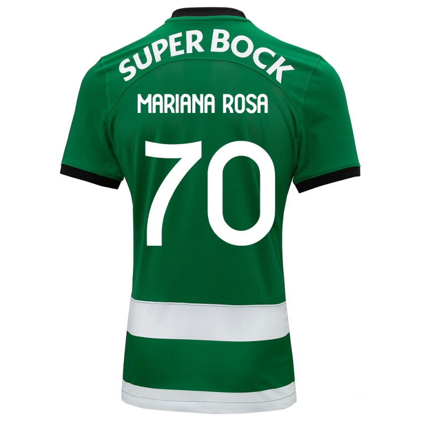 Homme Maillot Mariana Silva Pinto Vilaça Da Rosa #70 Vert Tenues Domicile 2023/24 T-Shirt Belgique