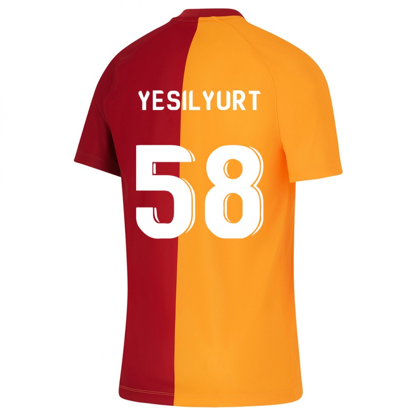 Heren Ali Yeşilyurt #58 Oranje Thuisshirt Thuistenue 2023/24 T-Shirt België