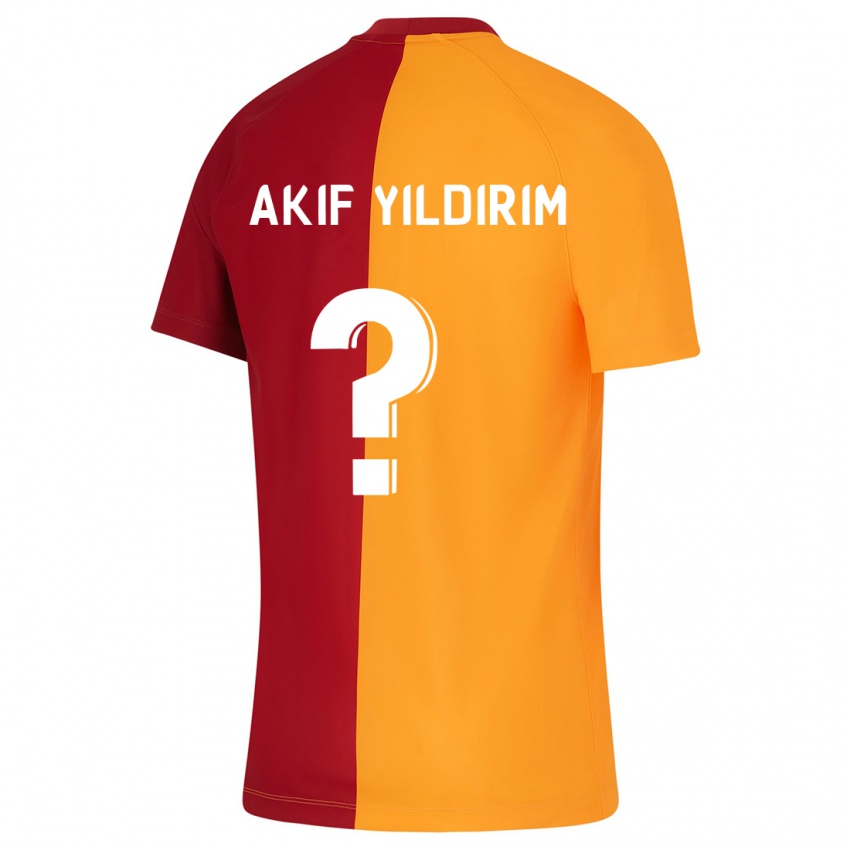 Heren Mehmet Akif Yıldırım #0 Oranje Thuisshirt Thuistenue 2023/24 T-Shirt België