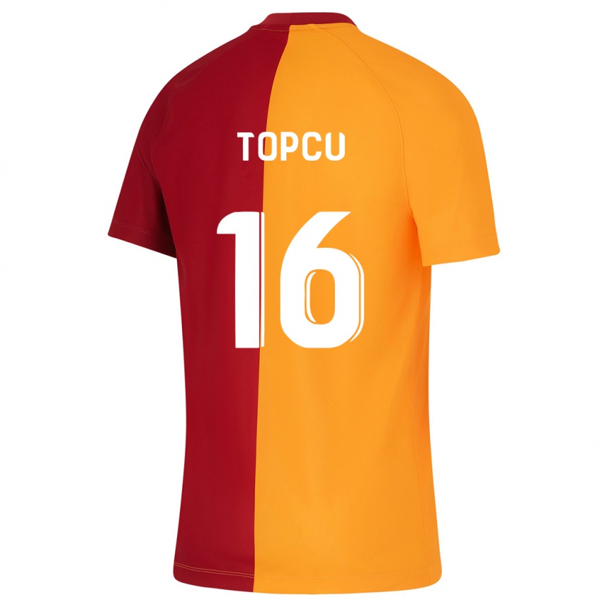 Heren Ebru Topçu #16 Oranje Thuisshirt Thuistenue 2023/24 T-Shirt België