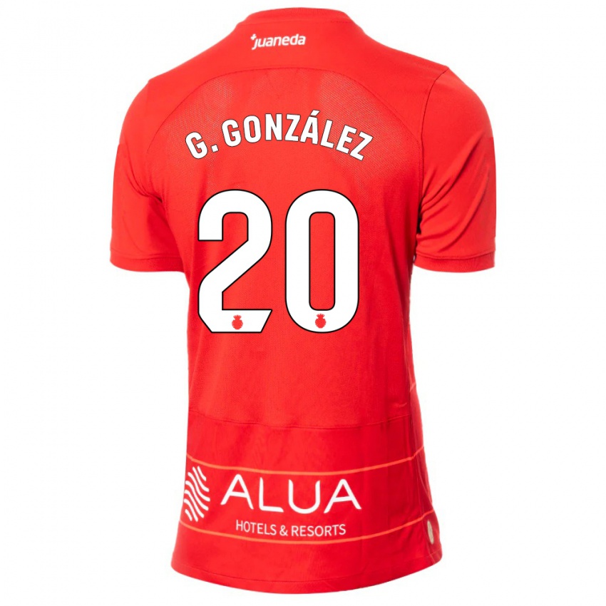 Heren Giovanni González #20 Rood Thuisshirt Thuistenue 2023/24 T-Shirt België