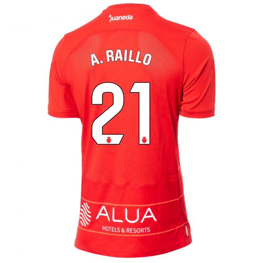 Heren Antonio Raíllo #21 Rood Thuisshirt Thuistenue 2023/24 T-Shirt België