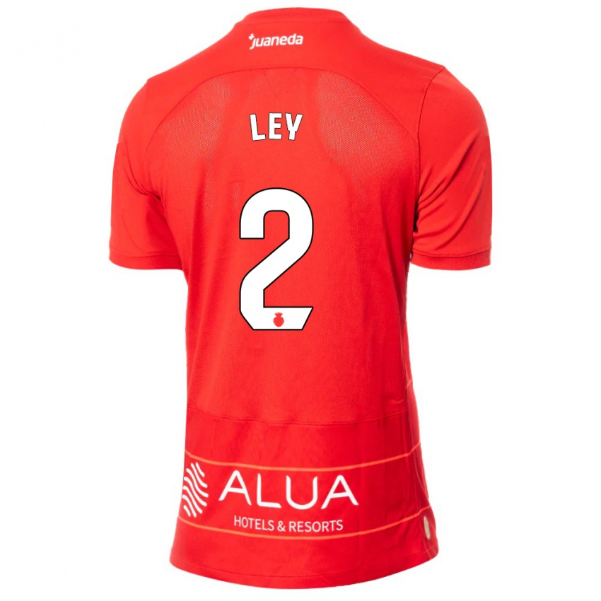 Heren Yuzún Ley #2 Rood Thuisshirt Thuistenue 2023/24 T-Shirt België