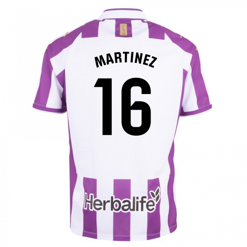 Heren Jesús Martínez #16 Paars Thuisshirt Thuistenue 2023/24 T-Shirt België