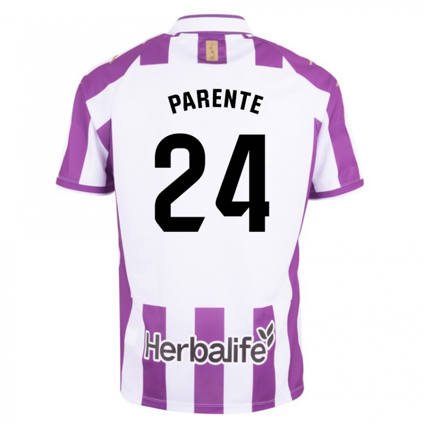 Heren Iago Parente #24 Paars Thuisshirt Thuistenue 2023/24 T-Shirt België