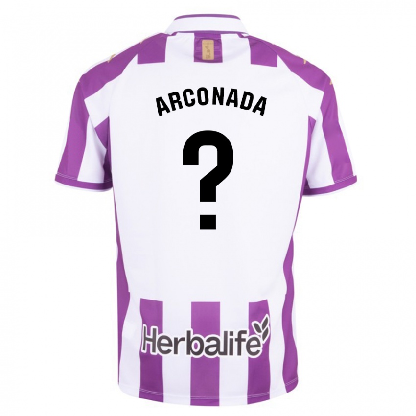 Heren Diego Arconada #0 Paars Thuisshirt Thuistenue 2023/24 T-Shirt België