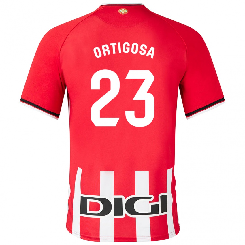 Heren Aritz Ortigosa #23 Rood Thuisshirt Thuistenue 2023/24 T-Shirt België