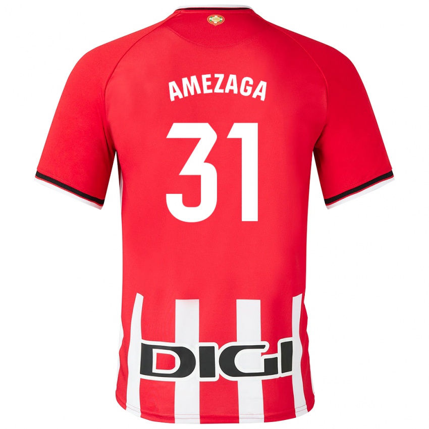 Heren Jone Amezaga #31 Rood Thuisshirt Thuistenue 2023/24 T-Shirt België