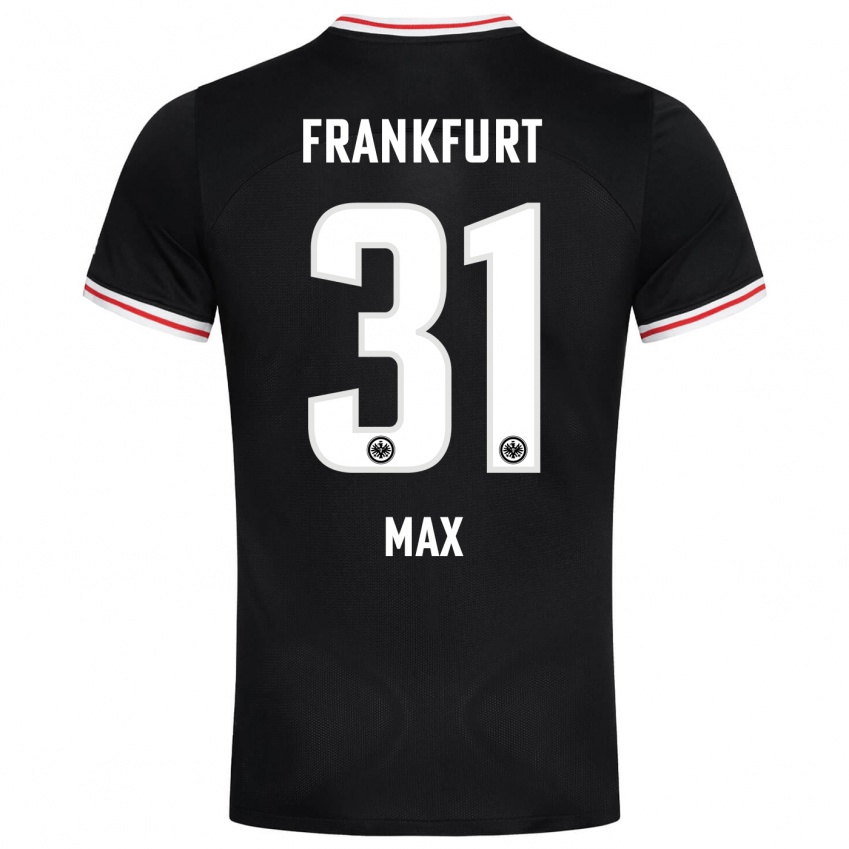 Heren Philipp Max #31 Zwart Uitshirt Uittenue 2023/24 T-Shirt België