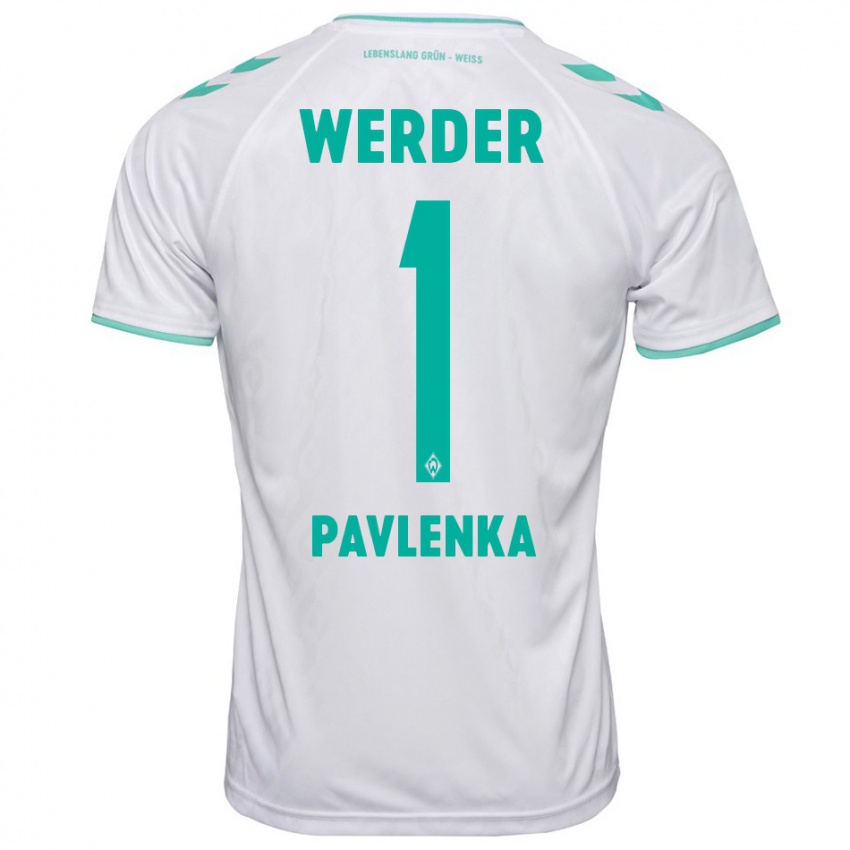 Heren Jiri Pavlenka #1 Wit Uitshirt Uittenue 2023/24 T-Shirt België