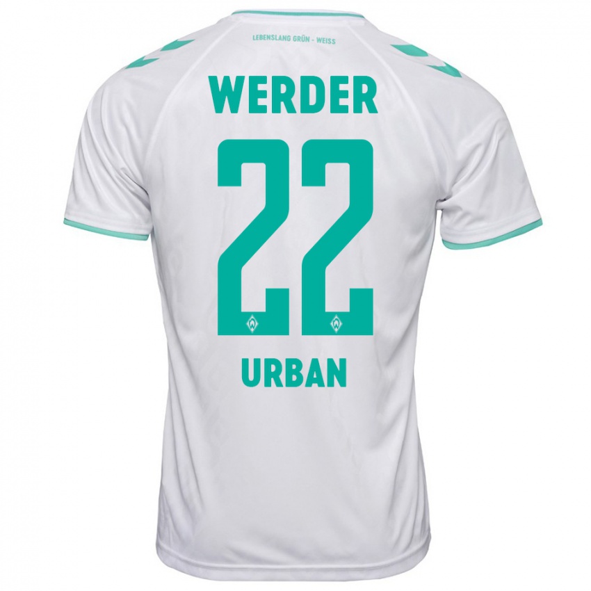 Heren Linus Urban #22 Wit Uitshirt Uittenue 2023/24 T-Shirt België