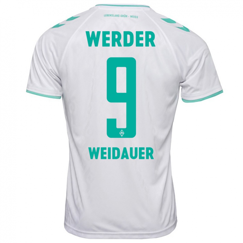 Heren Sophie Weidauer #9 Wit Uitshirt Uittenue 2023/24 T-Shirt België