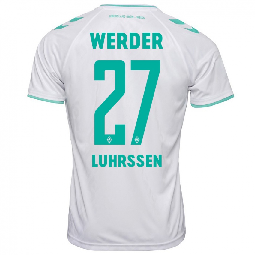 Heren Nina Luhrssen #27 Wit Uitshirt Uittenue 2023/24 T-Shirt België