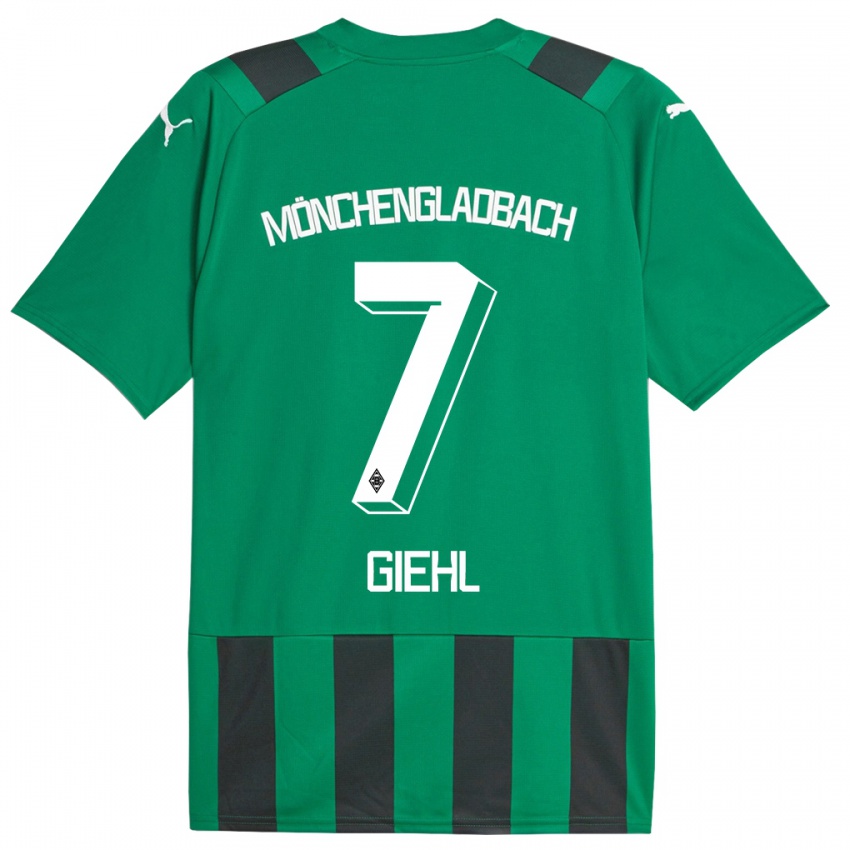 Heren Madita Giehl #7 Zwart Groen Uitshirt Uittenue 2023/24 T-Shirt België
