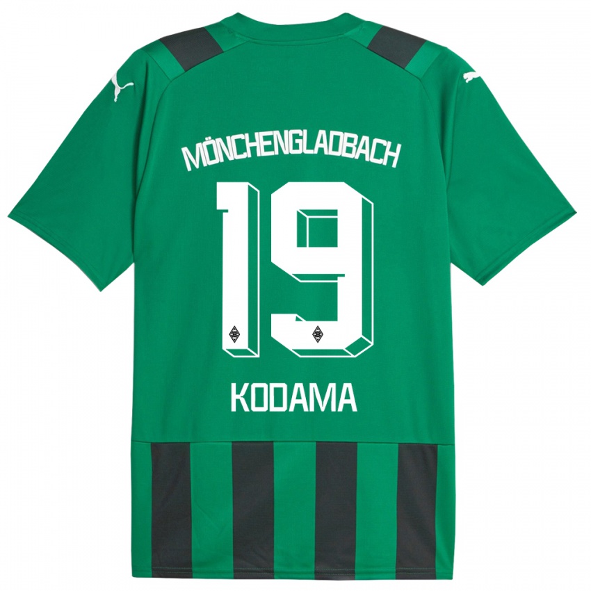 Homme Maillot Keiko Kodama #19 Vert Noir Tenues Extérieur 2023/24 T-Shirt Belgique