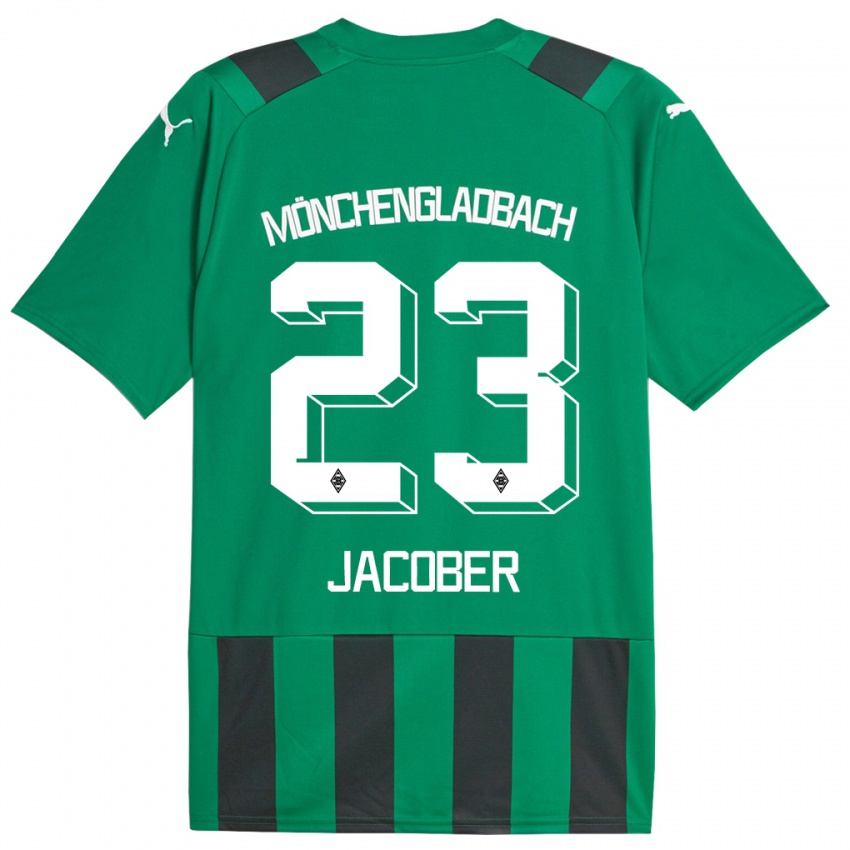 Heren Magdalena Jacober #23 Zwart Groen Uitshirt Uittenue 2023/24 T-Shirt België