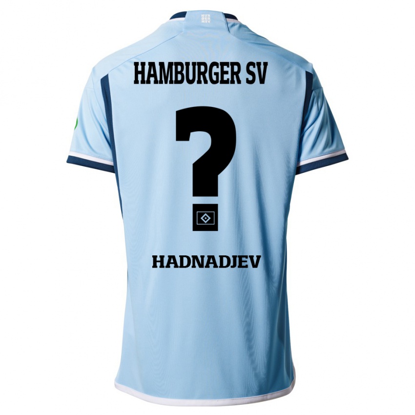 Heren Marko Hadnadjev #0 Blauw Uitshirt Uittenue 2023/24 T-Shirt België