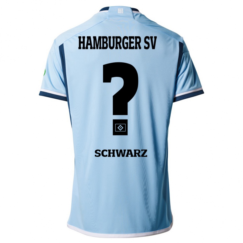 Herren Jannick Schwarz #0 Blau Auswärtstrikot Trikot 2023/24 T-Shirt Belgien