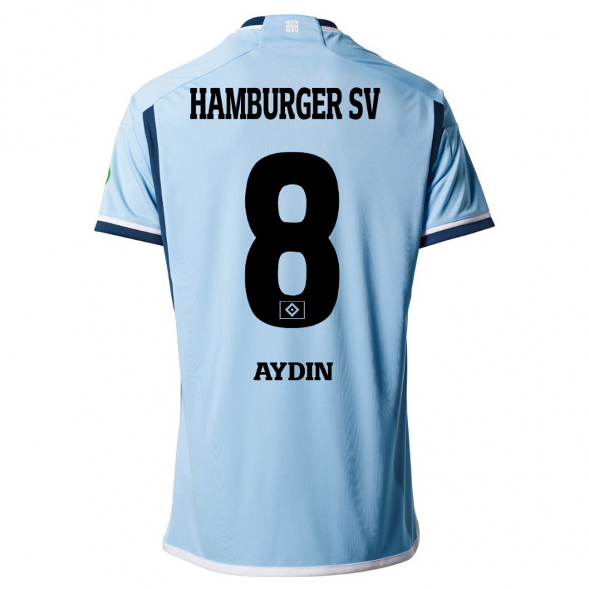 Herren Songül Aydin #8 Blau Auswärtstrikot Trikot 2023/24 T-Shirt Belgien