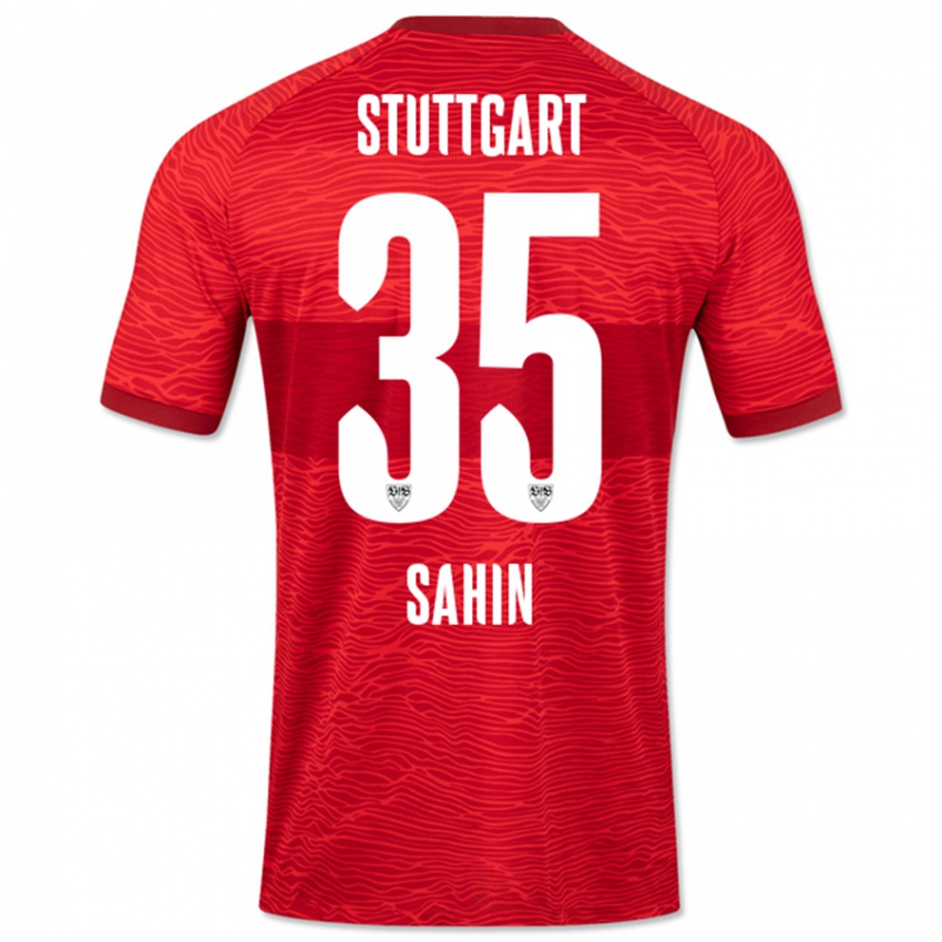 Heren Mehmet Sahin #35 Rood Uitshirt Uittenue 2023/24 T-Shirt België