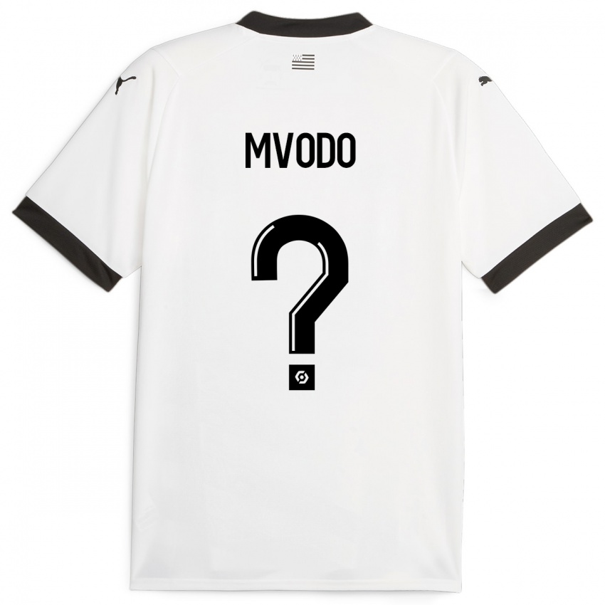 Heren Steeve Mvodo Mvodo #0 Wit Uitshirt Uittenue 2023/24 T-Shirt België