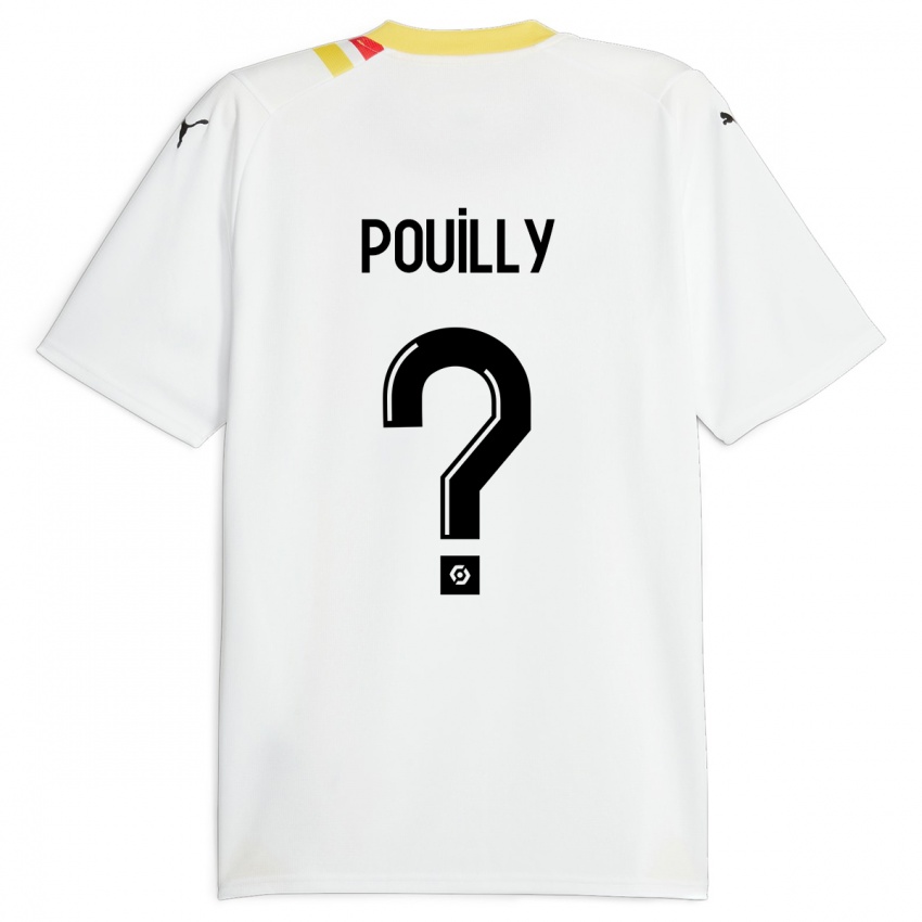 Heren Tom Pouilly #0 Zwart Uitshirt Uittenue 2023/24 T-Shirt België