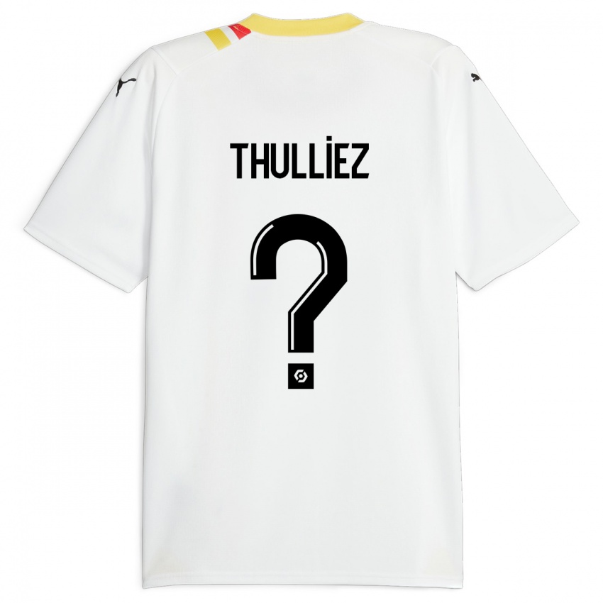 Herren Lucie Thulliez #0 Schwarz Auswärtstrikot Trikot 2023/24 T-Shirt Belgien