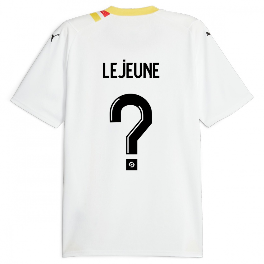 Herren Romane Lejeune #0 Schwarz Auswärtstrikot Trikot 2023/24 T-Shirt Belgien