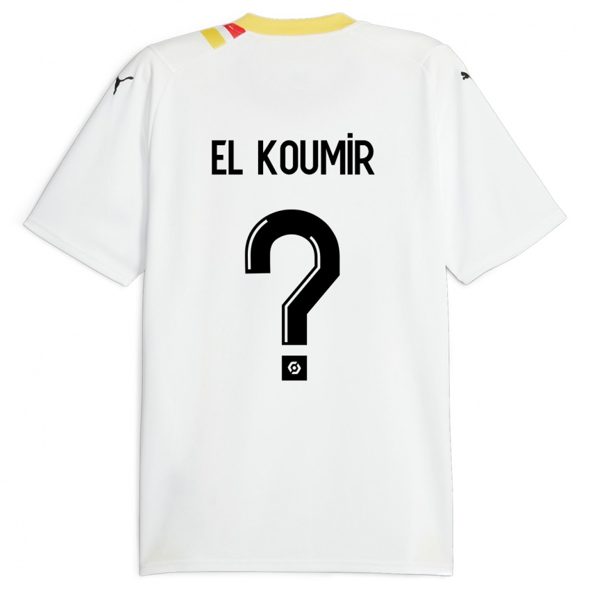 Herren Kaïna El Koumir #0 Schwarz Auswärtstrikot Trikot 2023/24 T-Shirt Belgien
