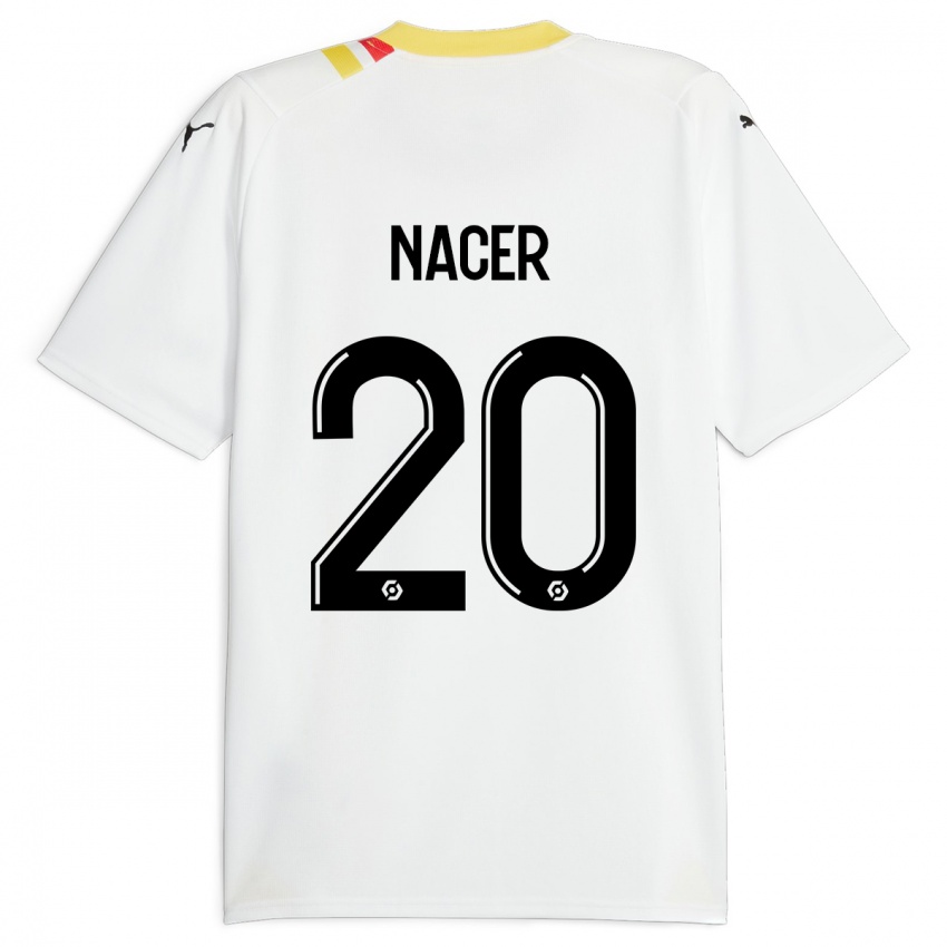 Herren Myriem Nacer #20 Schwarz Auswärtstrikot Trikot 2023/24 T-Shirt Belgien